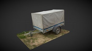 Car Trailer (Free 3d scan) - Download Free 3D model by rudavin