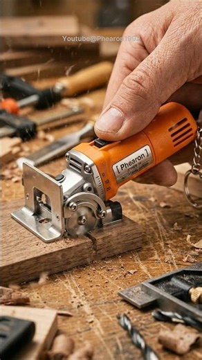 Mini Biscuit Joiner #shortvideo #woodscraft #woodworking