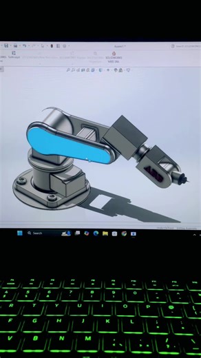 Robotic Arm #CAD #solidworks #engineering#CapCut