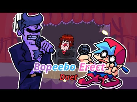 FNF Bopeebo Erect but it's an actual duet [Nonstop]