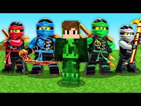We Became NINJAS from NINJAGO in Minecraft!