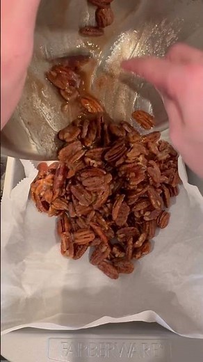 Glazed Pecans #dessert #cooking