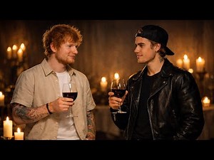 Ed Sheeran & Justin Bieber - A Glass Of Wine [Lyric]
