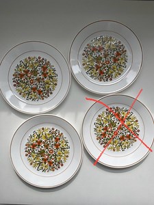 Vintage Corelle Indian Summer Dinner Plates, Set of 3 - Etsy UK