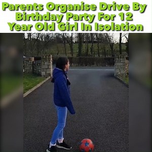 62K views · 2.1K reactions | Irish girl surprised with drive-by celebrations from friends on 12th birthday | Irish TV | Facebook