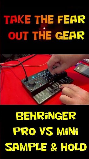 Behringer Pro VS mini Sample and Hold Sound #synth #synthesizer #electronicmusic #korg #sounddesign