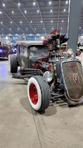 Rat Rod Sedan Rolling Out Of The Starbird Car Show #sickcarsandtrucks #ratrod #fblifestyle | SICK Cars and Trucks