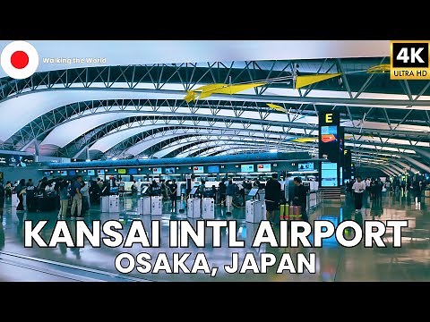 Kansai International Airport (KIX) Terminal 1 Departure Hall FULL Tour | Osaka, Japan [4K]
