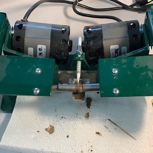 Covington Small Sphere machine working Turkish Purple Jade #hashnu #lapidary #purple #jade #turkishpurplejade #sphere #ball #bead #jewelry #jewel #gemstones #gem | Hashnu Stones & Gems