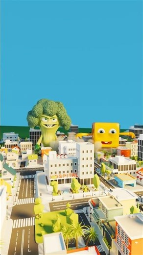 🧀Cheese-zilla with 🥦Mr Brocco-zilla! 😂🦖