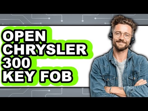 How To Open Chrysler 300 Key Fob (UPDATED)