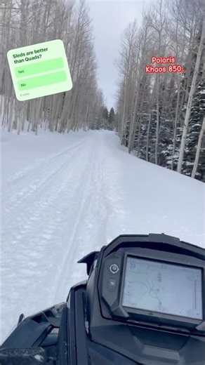 #polaris Full Throttle in the Rockies! Khaos 850 Goes OFF! #motivation #life #snow #2stroke #winter