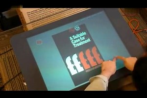 根据手势做判断 微软全新触摸屏技术演示