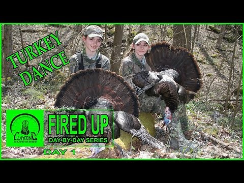 GIRLS Spring Turkey Hunting in West Virginia I How to read a gobbler I FIRED UP - Day 1