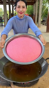 18M views · 113K reactions | How to crispy pink cake recipe | Oh Food | Facebook