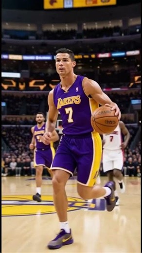 WHAT IF CR7 PLAY FOR LAKERS.. #cr7 #cristianoronaldo #nba