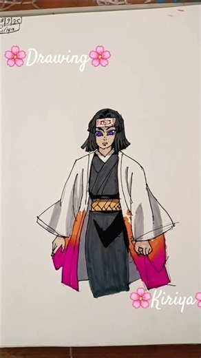drawing if Kiriya from demon slayer#Rimpy's drawing