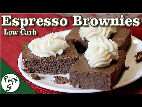 Chocolate Espresso Brownies with a Kahlua Buttercream Frosting – Low Carb Keto Dessert Recipes