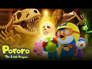 Dinosaur Musical for Kids 🦖 1 Hour | Pororo Dino Museum Adventure | Learn Dinosaur Names & Colors