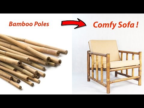 How We Make Bamboo Sofas At Our Factory