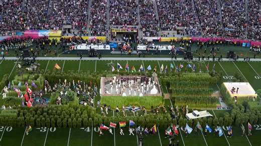 How many viewers tuned into Turning Point USA's Kid Rock halftime show?