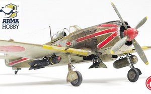 【局部精琢（飞机）——Arma Hobby 1/72 Nakajima Ki-84 Hayate飞机套件】【Scale Model Shed】
