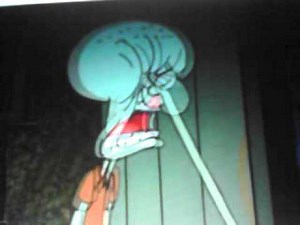 Spongebob punches Squidward in the face for 2 minutes!