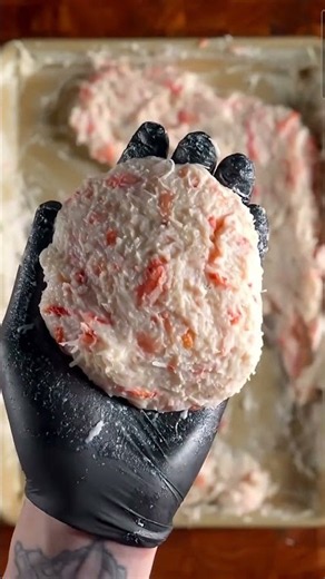 👀👀😋 Crispy Crab Cakes #wow #food #asmr #fy #asethetic #yummy