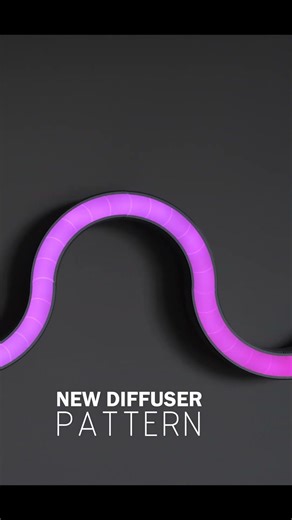 3D Printed LED That Curves Like Liquid #3dprinting #3dprint #led