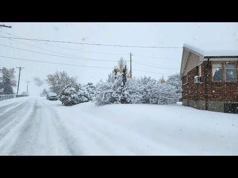 First major snow storm of the season impacts Montana