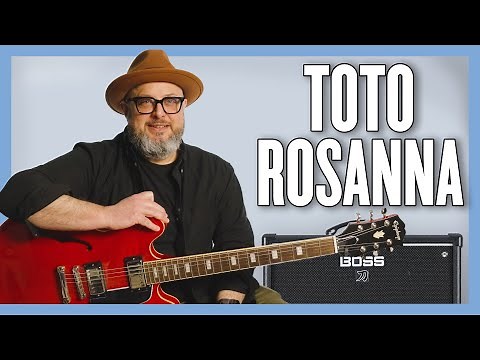 How to Play Toto Rosanna • Guitar Lesson + Tutorial