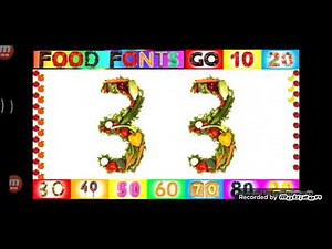 1 to 1000 in 100 fonts jixzl