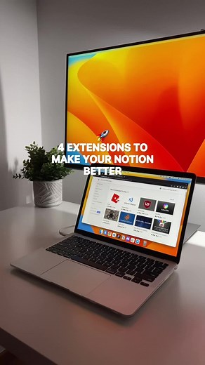 🚀 4 extensions to make your Notion better! 1. Notion Web Clipper 2. Notion Tweet Preview 3. Save to Notion 4. Notion Boost 💡 Save it for later! #notion #notionapp #extensions #notionhq