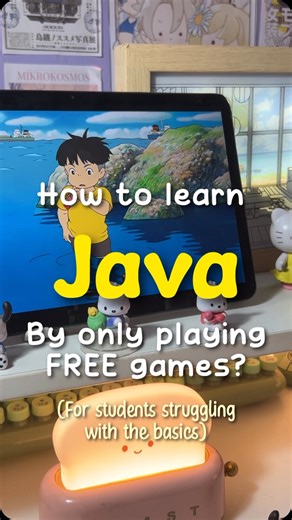 Rai | Study, work & Lifestyle on Instagram: "Java have never felt this easy before!!! It’s like Duolingo but for Coding, and the fact ITS FREE LIKE😩💕💕 You can learn any language, Python, CS, Java, literally ANYTHING!!💪🏻✨ Get the direct link from my Bio💁🏻‍♀️ 🏷️:: #study #computer #cs #java #python #programming #coding"