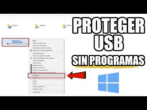 COMO PROTEGER UNA MEMORIA USB DE VIRUS ✅ 🔐 | Sin Programas Fácil y Rápido | Eliminar