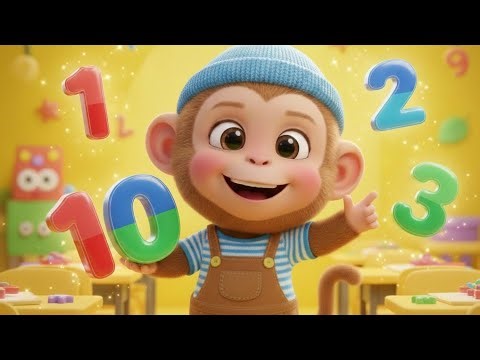 Learn Numbers 1 to 10 with Milo 🐵 | Fun Counting Song for Kids | Preschool Learning