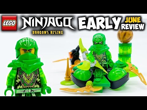 Lloyd's Dragon Power Spinjitzu Spin EARLY Review! LEGO Ninjago Dragons Rising Set 71779