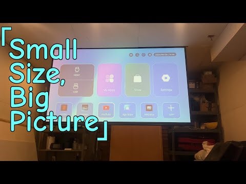 Mini Projector Demo | See It in Action + My Thoughts