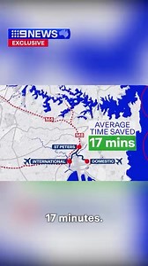 120K views · 552 reactions | Coming this September, the new Sydney Gateway roads to Sydney Airport will be open, enhancing connectivity from virtually every part of the city. The new toll-free link will connect our terminals to Western Sydney, allowing drivers to skip up to 60 sets of traffic lights. Get yourself familiar with the new roads with these virtual drives: https://bit.ly/4fj7fOh  via 9 News Sydney | Sydney Airport | Facebook