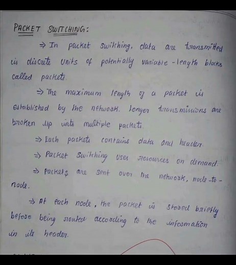 Packet Switching and types #computerscience