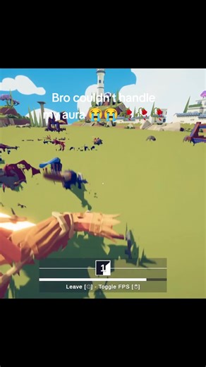 Defeated with Pure Aura in Totally Accurate Battles