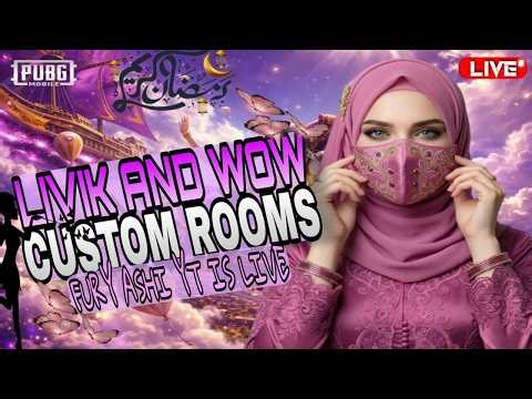 PUBG Mobile Live|500 CASH & 120 UC Custom Rooms | Pubg Custom Rooms | FURY ASHI YT is Live 4.2 ❤️