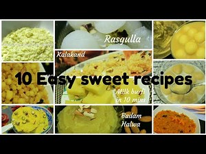 Diwali sweets recipe - 10 Easy diwali sweet recipes - Diwali sweets - Indian sweets