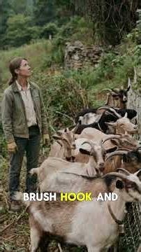 9 Goats Refused to Cross — Then She Found the Hidden Orchard