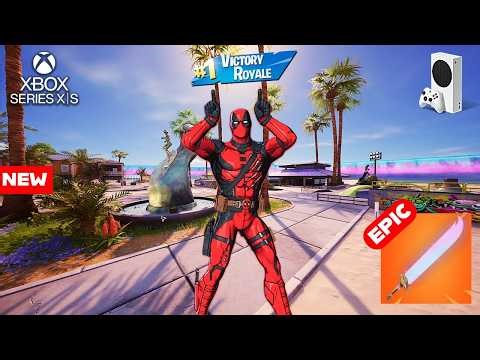 🔥Fortnite Chapter 7 EPIC Gameplay On Xbox Series S ┃'Deadpool Skin'┃120FPS