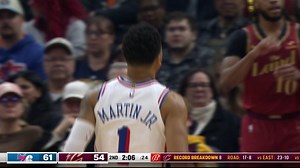 Kenyon Martin Jr. throws down the alley-oop slam