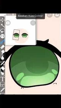 ibis paint tutorial coloring eye chibi #ibispaintx #tutorial #chibiart #art #fyp