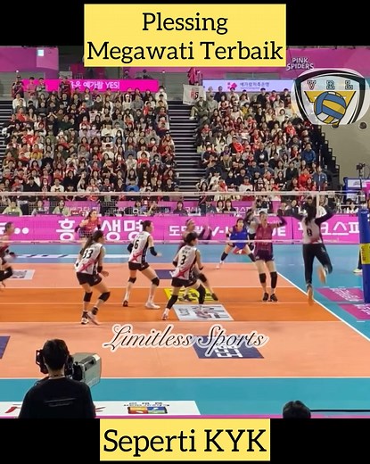 Penempatan bola yang baik dari Megatron #megawatihangestri #megatron #redspark | Limitless Sports