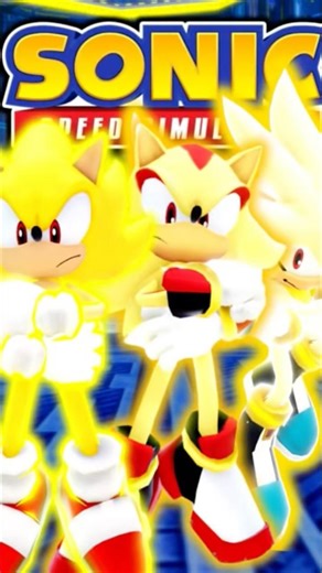 Super Sonic VS Super Silver VS super Shadow)Sonic Speed Simulator