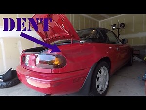 Hit and Run on the Miata! | Quarter Panel Repair
